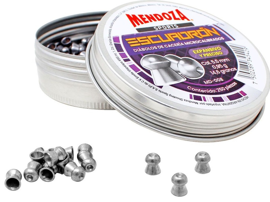 DIABOLO MENDOZA ESCUADRON 5.5 x 250 PZAS MD-008
