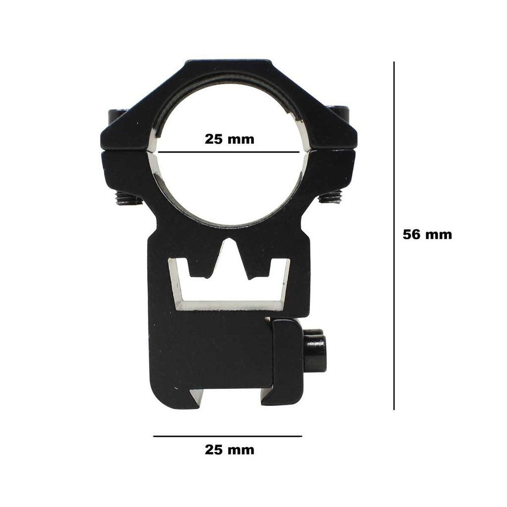 MONTURA MENDOZA 11MM 2 PULGADAS M-4022