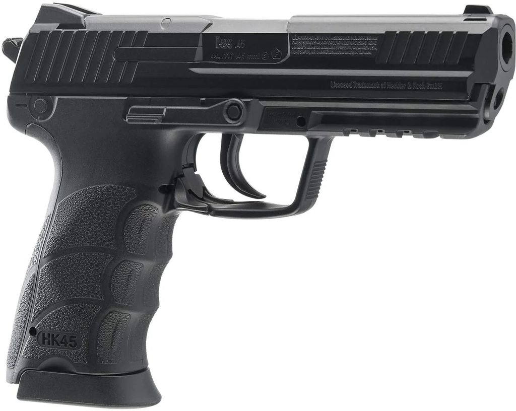 PISTOLA H&amp;K 45 NEGRA CO2 BB 400 FPS CALIBRE 4.5 2252304