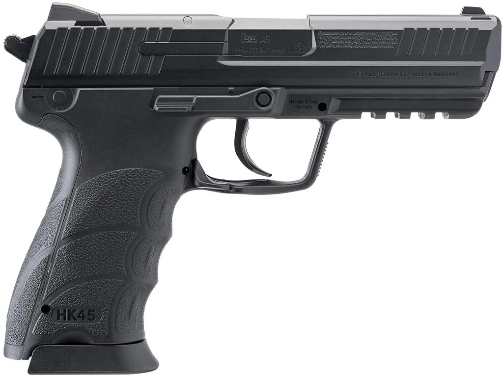 PISTOLA H&amp;K 45 NEGRA CO2 BB 400 FPS CALIBRE 4.5 2252304
