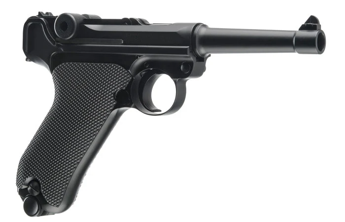 PISTOLA LEGENDS P08 NEGRA CO2 BBS 410 FPS RETROCESO CALIBRE 4.5 2251803