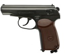 PISTOLA MAKAROV NEGRA/CAFE CO2 BB 380 FPS CALIBRE 4.5 2252232