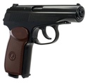 PISTOLA MAKAROV NEGRA/CAFE CO2 BB 380 FPS CALIBRE 4.5 2252232