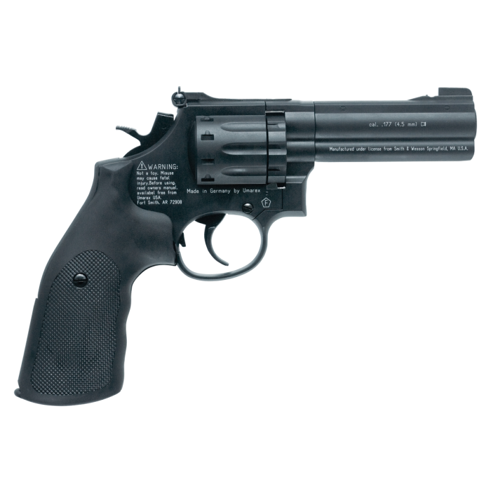 REVOLVER PISTOLA CO2 S&amp;W 586 4 PULG NEGRO CO2 DIABO