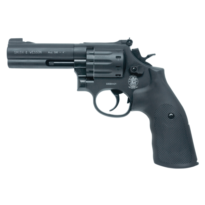 REVOLVER PISTOLA CO2 S&amp;W 586 4 PULG NEGRO CO2 DIABO