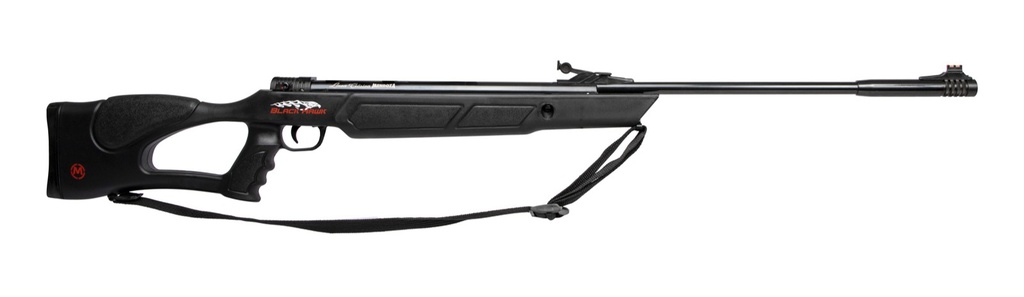 RIFLE DE DIABOLO MENDOZA CAL 5.5 BLACK HAWK POLIMERO S/MIRA 10005101PL00