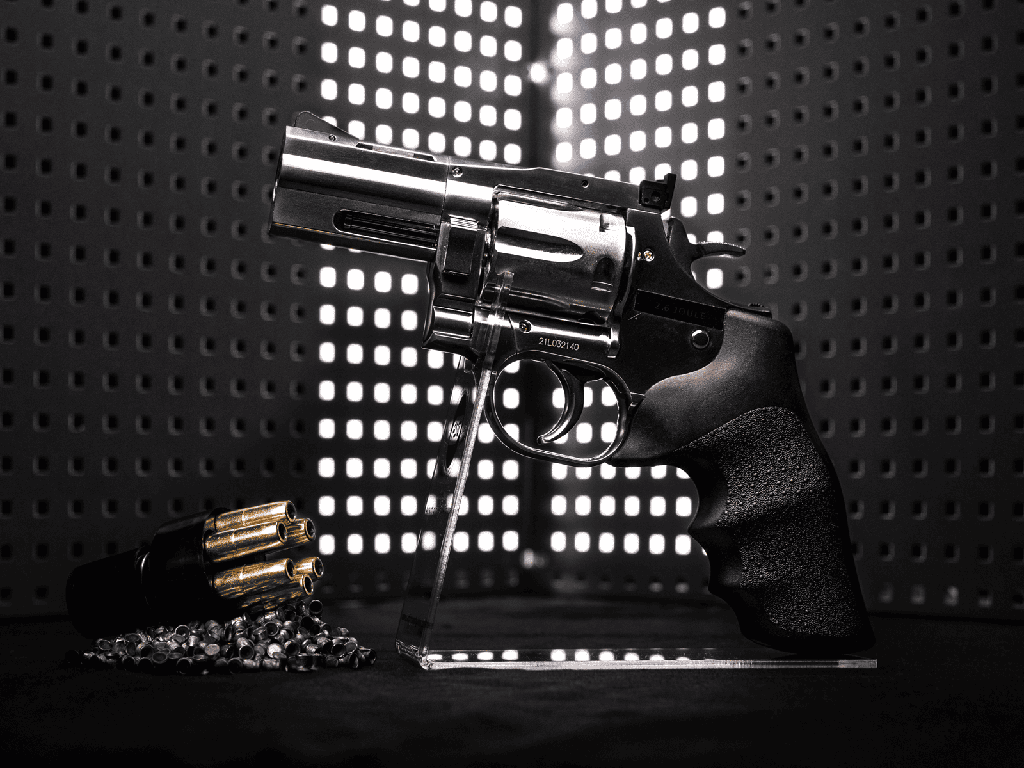 REVOLVER DAN WESSON 715 2.5" CO2 PELLETS PLATA 18615