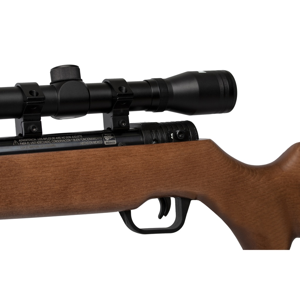 RIFLE DE DIABOLO MENDOZA CAL 5.5 RM-6000 BARNIZ 4X32 10005101BZ02