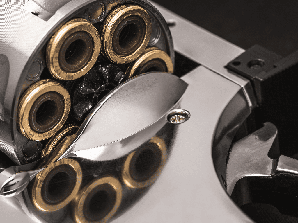 REVOLVER DAN WESSON 715 4" CO2 PELLETS PLATA 18612