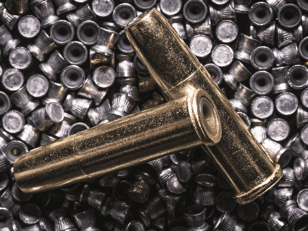 REVOLVER DAN WESSON 715 4" CO2 PELLETS PLATA 18612