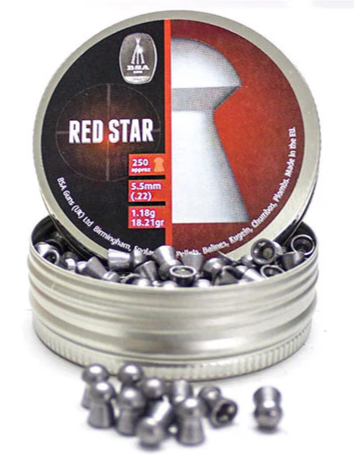 DIABOLO GAMO CAL 5.5 RED STAR 250 PZAS 75157