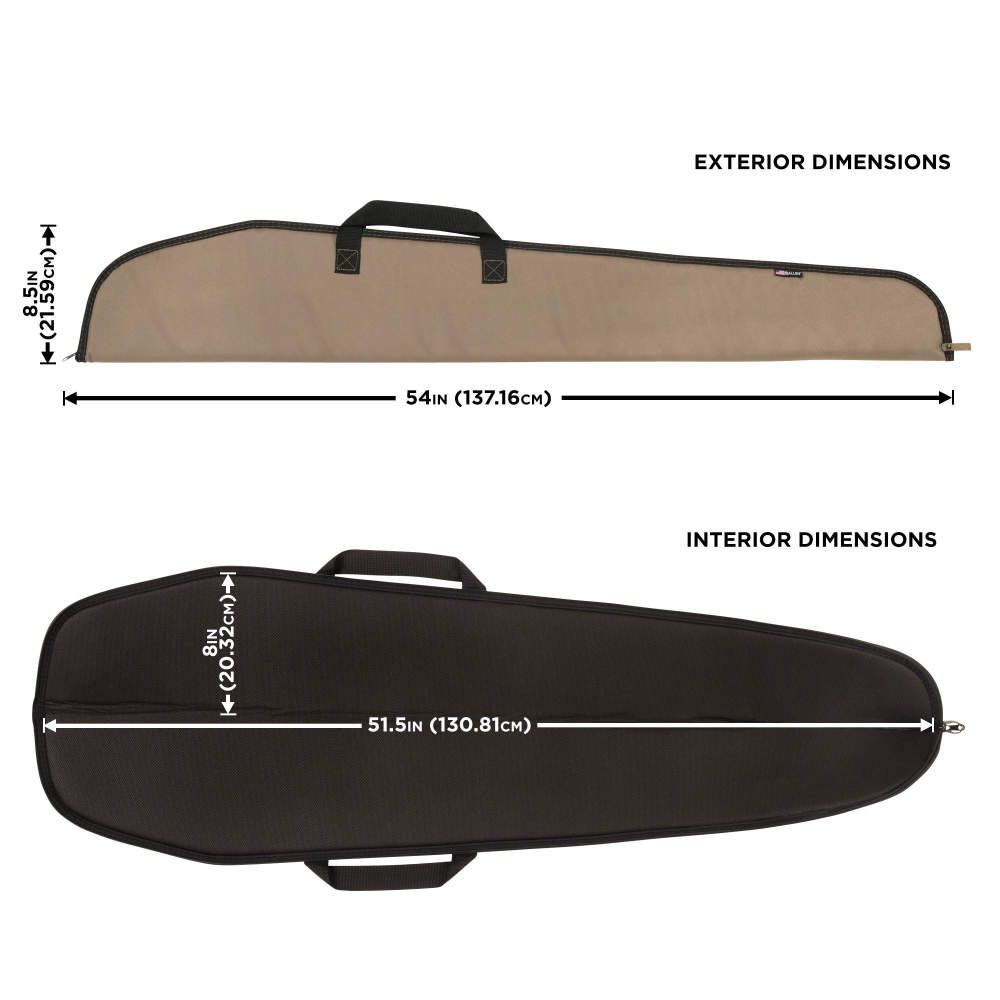 FUNDA RIFLE ALLEN DURANGO SHOTGUN CASE, 52IN, TAN/BLACK 604-52