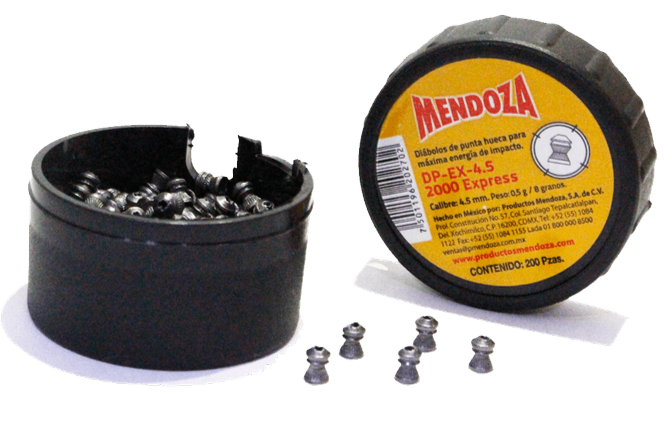 DIABOLO MENDOZA CAL 4.5 DEX EXPRESS 2000 200 PZAS