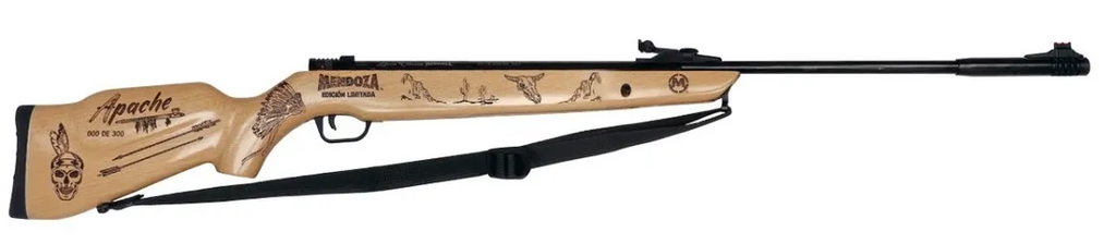 RIFLE DE DIABOLO MENDOZA CAL 5.5 EDICION LIMITADA APACHE C/FUNDA RM-LTD-001 S/MIRA