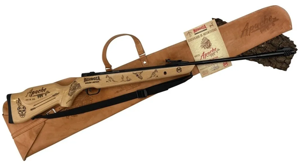 RIFLE DE DIABOLO MENDOZA CAL 5.5 EDICION LIMITADA APACHE C/FUNDA RM-LTD-001 S/MIRA
