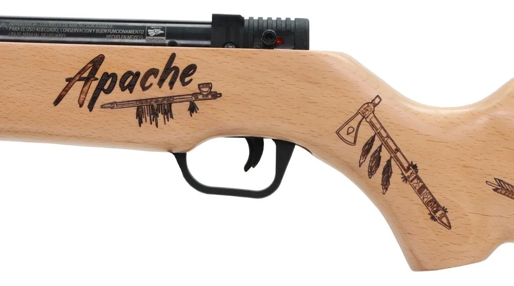 RIFLE DE DIABOLO MENDOZA CAL 5.5 EDICION LIMITADA APACHE C/FUNDA RM-LTD-001 S/MIRA