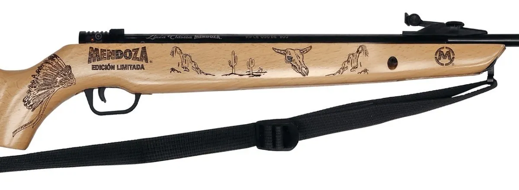 RIFLE DE DIABOLO MENDOZA CAL 5.5 EDICION LIMITADA APACHE C/FUNDA RM-LTD-001 S/MIRA