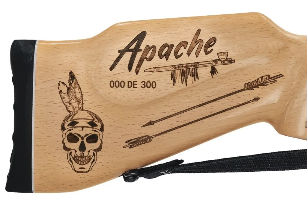 RIFLE DE DIABOLO MENDOZA CAL 5.5 EDICION LIMITADA APACHE C/FUNDA RM-LTD-001 S/MIRA