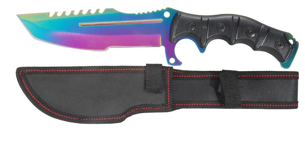 CUCHILLO LION TOOLS 7" TORNASOL CON FUNDA 8477