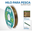 HILO MONOFILAMENTO ARATY P/PESCA MULTICOLOR 100M 0.40MM 15HILONY029MA