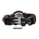 RELOJ BRUJULA MENDOZA PARACORD NEGRO/ROJO LCD 6 DIGITOS MC-008