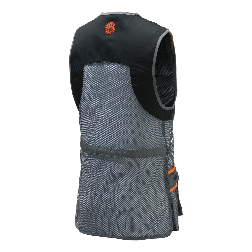 CHALECO BERETTA FULL MESH VEST BK/GY GT671T15530903