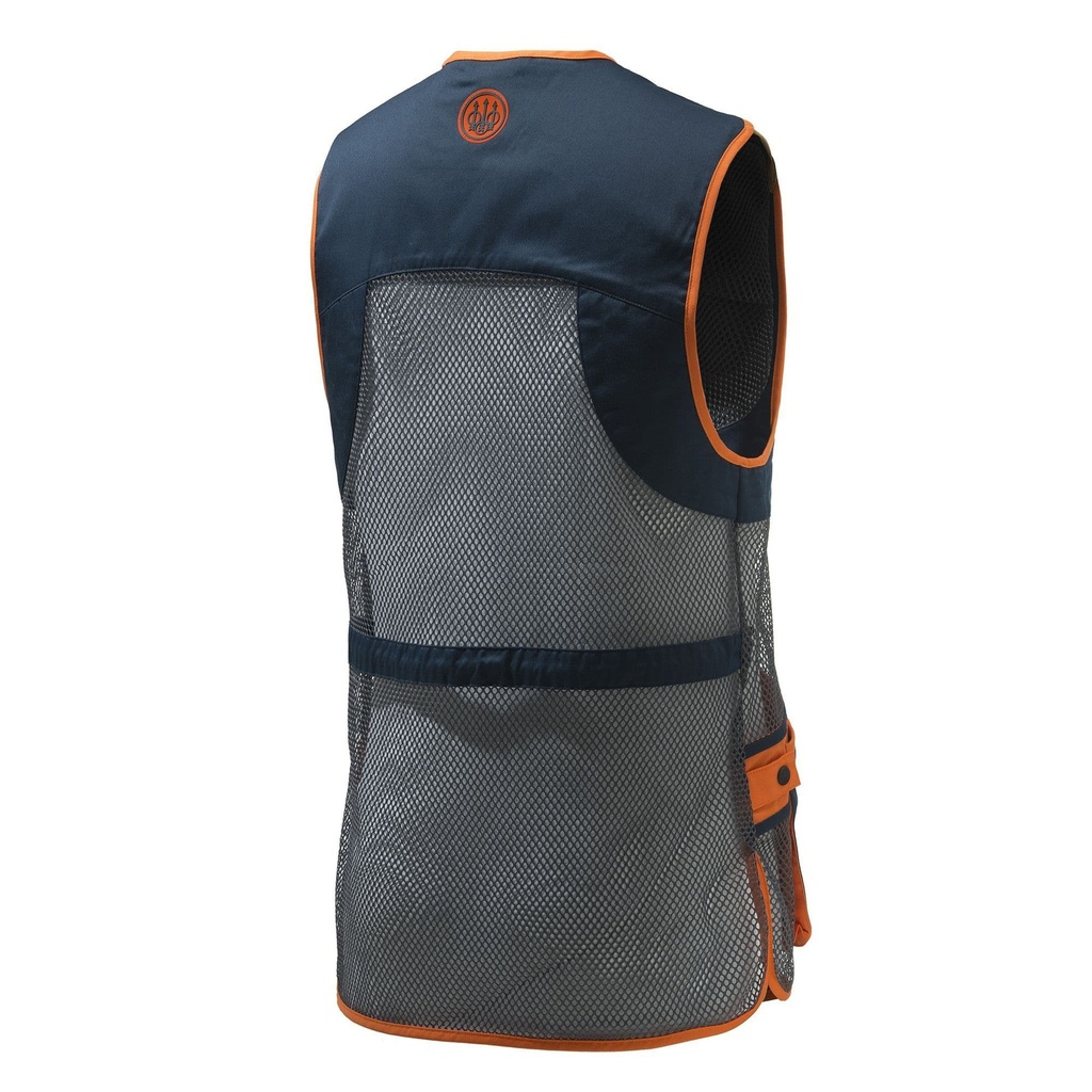 CHALECO BERETTA GILET FULL MESH BLUE ECLIPSE GREY GT671T155305B4