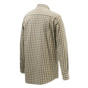 CAMISA BERETTA WOOD BUTTON DOWN BEIGE &amp;RUST CHECK LU210T164501AH