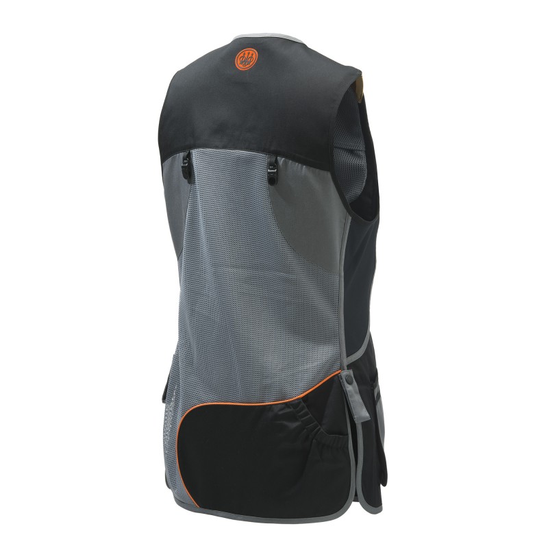 CHALECO BERETTA MICROSUEDE SLIDE VEST BK/GY GT063T15530903