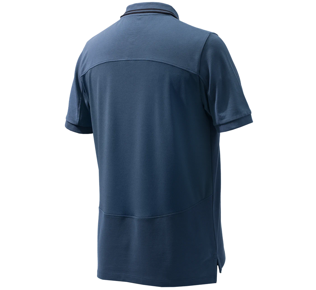 PLAYERA BERETTA POLO AIRMESH SS BLUE ECLIPSE MP471T13540504