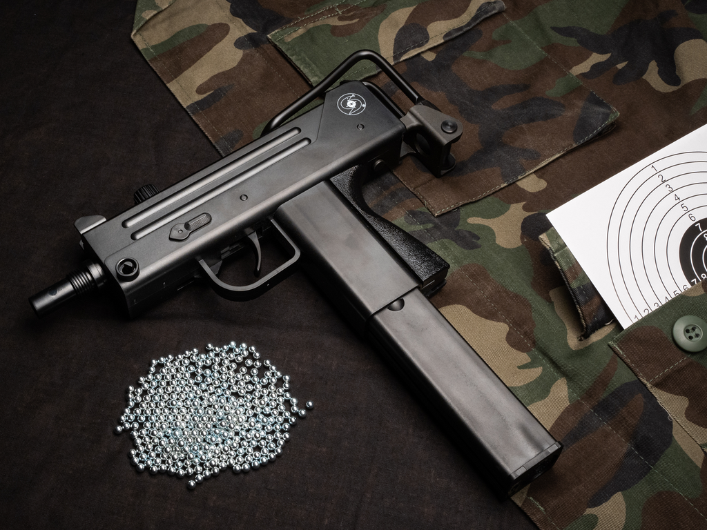 PISTOLA ASG COBRAY INGRAM M11 CO2 BB CALIBRE 4.5 18522