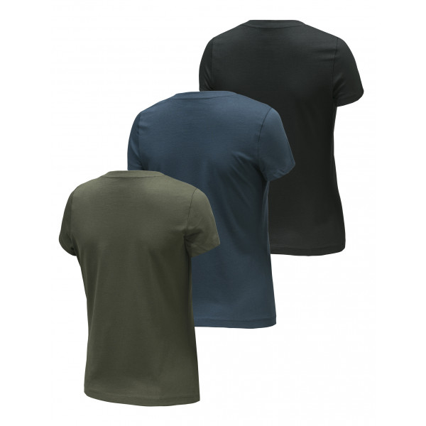 T-SHIRT BERETTA WOMAN MOSS BLUE ECLIPSE BLACK TS991T20810MY2