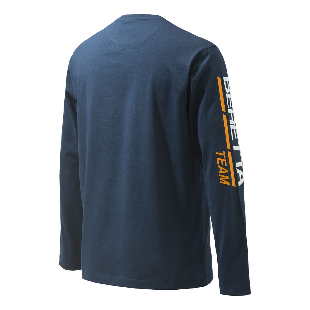 T-SHIRT BERETTA TEAM LS BLUE TOTAL ECLIPSE TS482T15570504