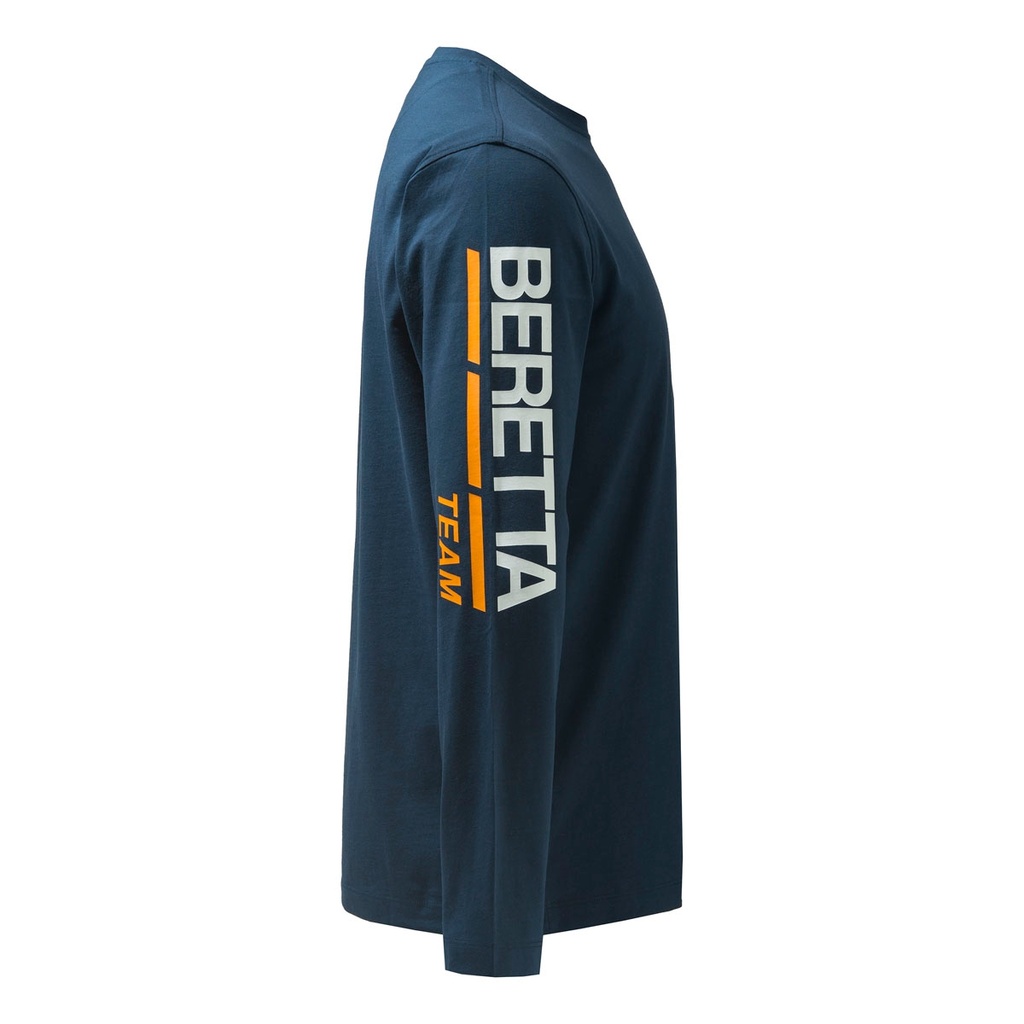 T-SHIRT BERETTA TEAM LS BLUE TOTAL ECLIPSE TS482T15570504