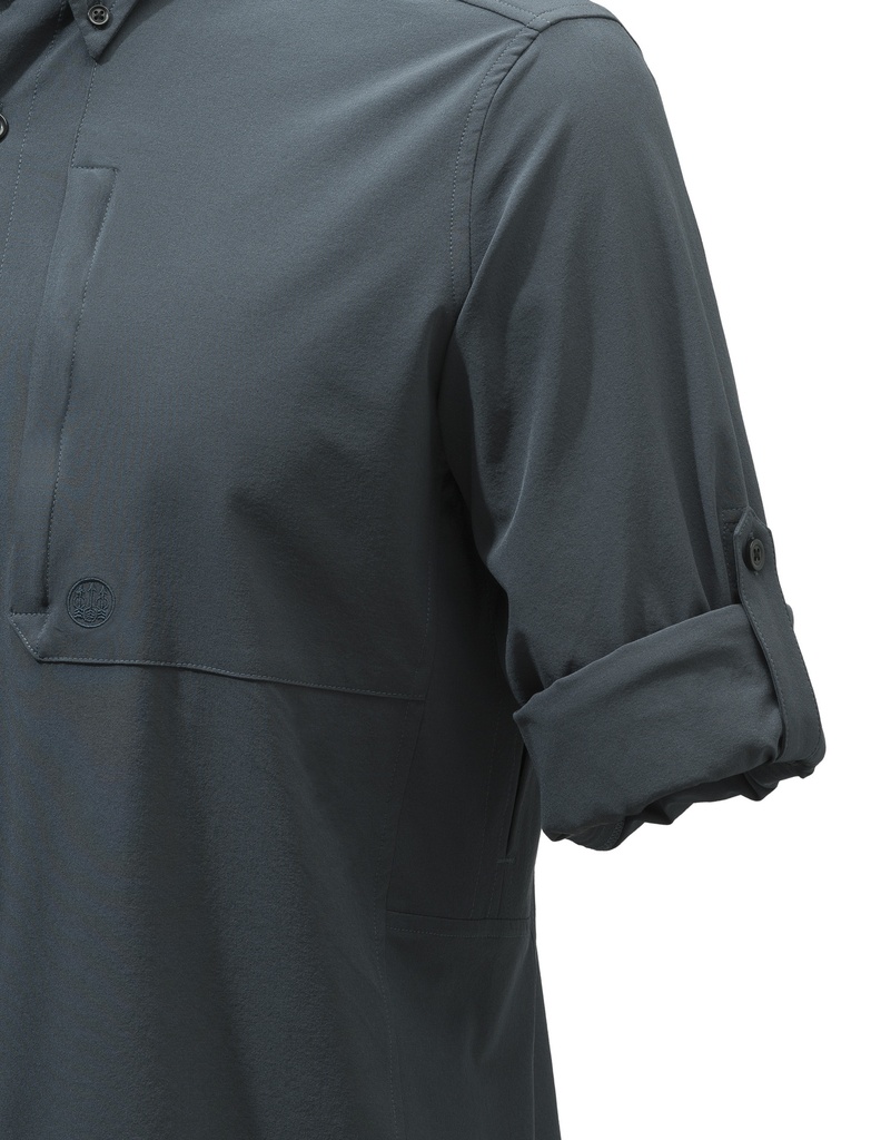 CAMISA BERETTA PLAIN LIGHTWEIGHT SHIRT EBONY LU901T216809OR