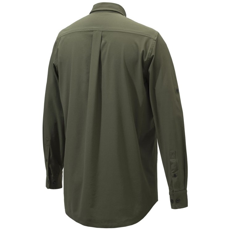 CAMISA BERETTA PLAIN LIGHTWEIGHT SHIRT GREEN MOSS LU901T216807AA