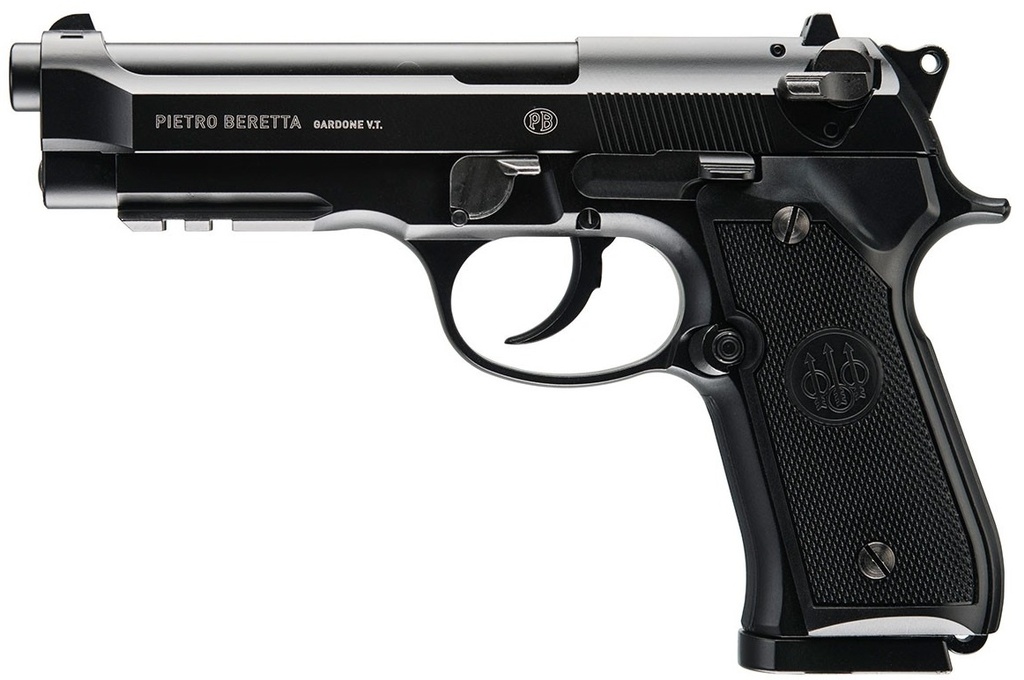 PISTOLA BERETTA 92A1 NEGRA CO2 BB 310 FPS RETROCESO AUTO CALIBRE 4.5 2253017