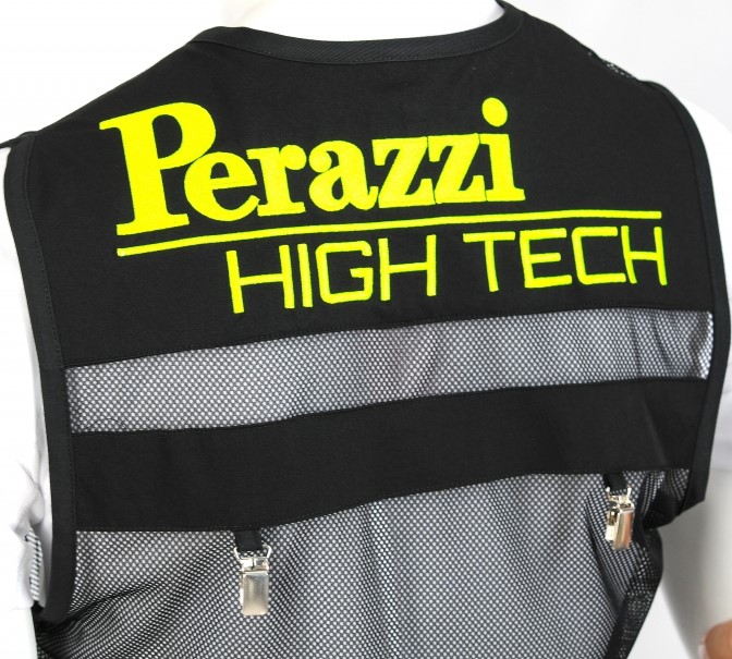CHALECO PERAZZI MODELLO HIGH-TECH NEGRO AMARILLO 8215RHT