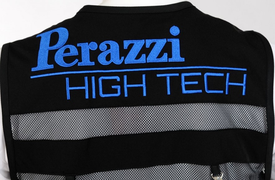 CHALECO PERAZZI MODELLO HIGH-TECH NEGRO AZUL 8215RHT