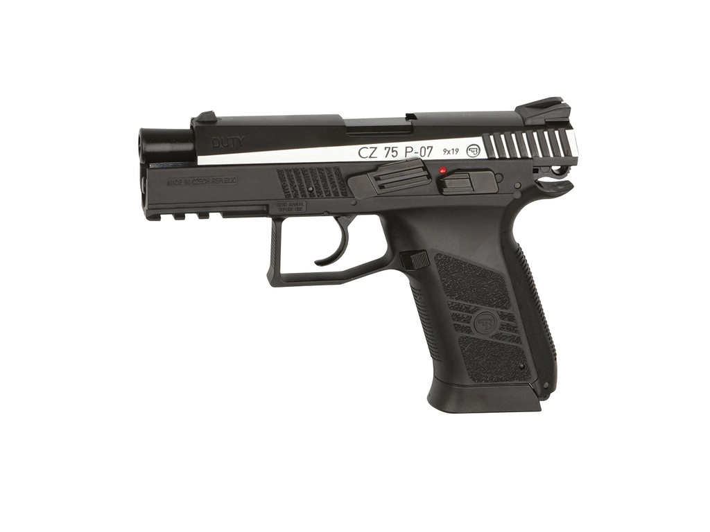 PISTOLA CZ 75 P-07 DUTY CO2 CALIBRE 4.5 BLOWBACK BICOLOR 16533
