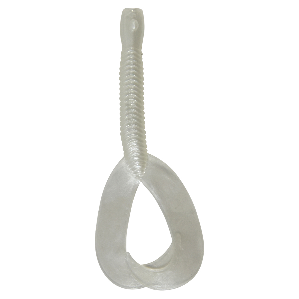 SEÑUELO PLASTICO GIMBEL P/PESCA 80MM BCO 5328 5 PZAS 15SENUEL033QI