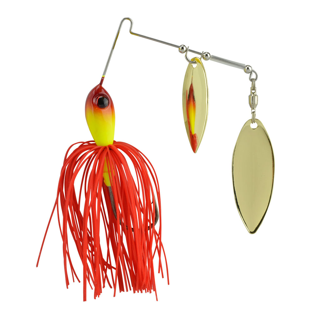 SEÑUELO SPINNERBAITS GIMBEL P/PESCA 14G BA7715-7 RJO-AMA 15SENUEL544CH