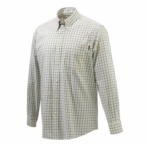 CAMISA BERETTA WOOD BUTTON DOWN SHIRT GREY &amp; T U210T153301A9