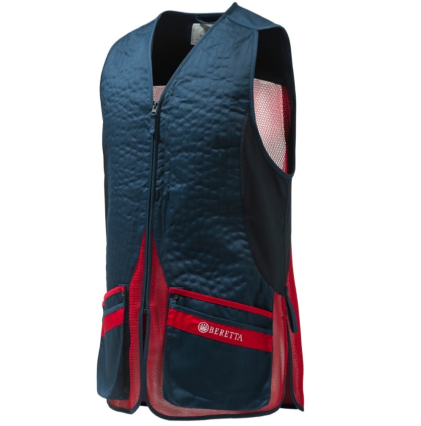 CHALECO BERETTA SILVER PIGEON EVO TOTAL E BL/RD GT781T155305A6