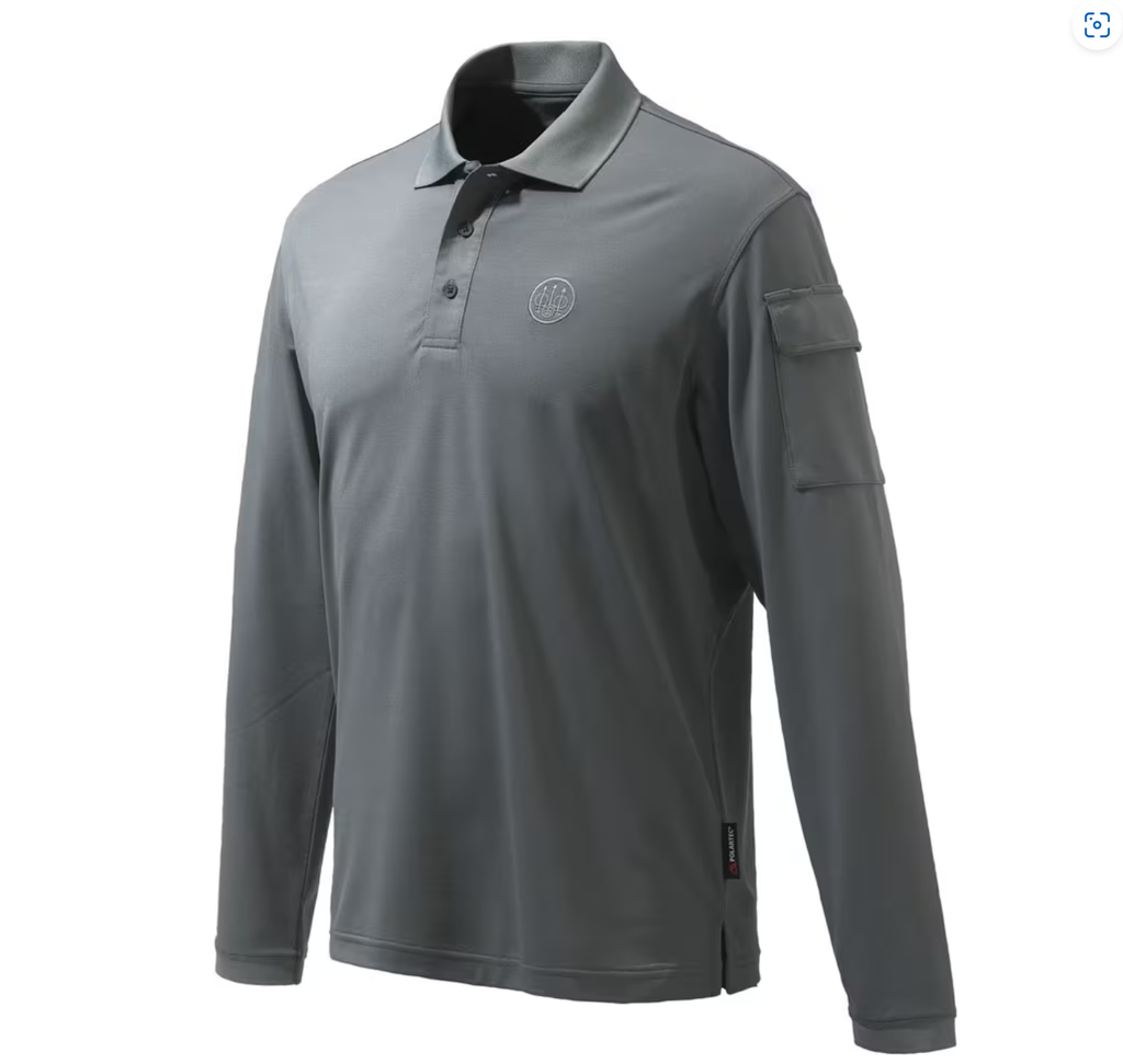 PLAYERA BERETTA MILLER LONG SLEECES SMOKED P MP025T2012094C