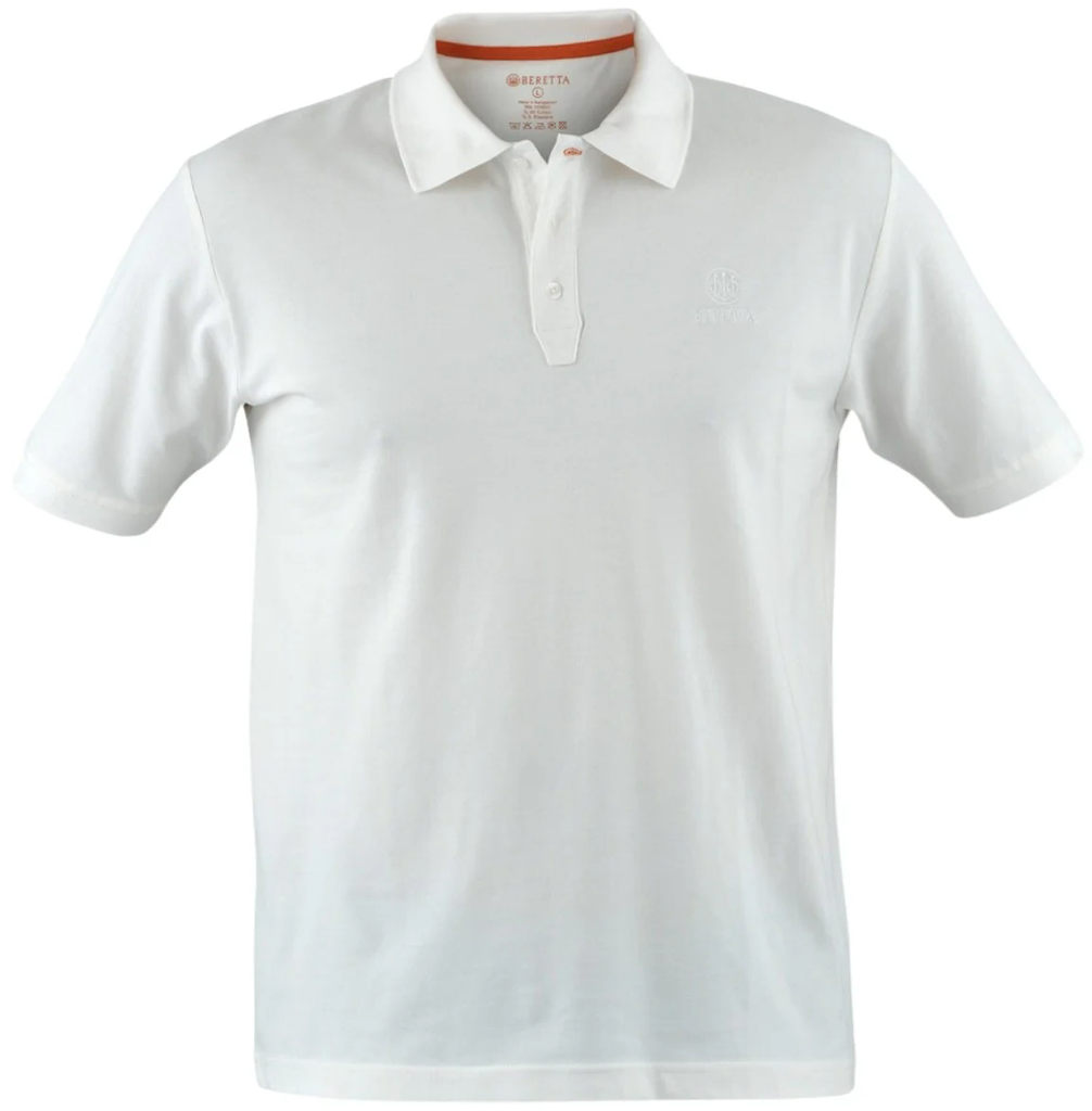 PLAYERA BERETTA POLO MC WHITE MT013T13540100