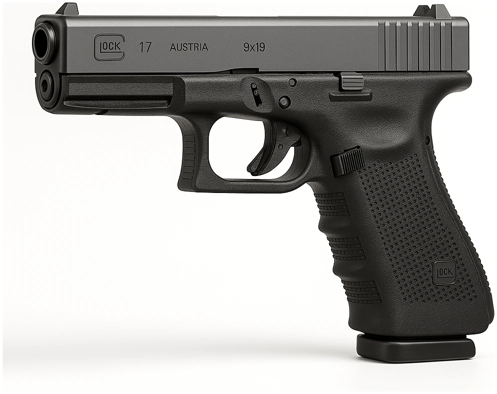 PISTOLA GLOCK 17 GEN3 NEGRA C02 BBS 1/2 RETROCESO 365 FPS CALIBRE 4.5 2255208