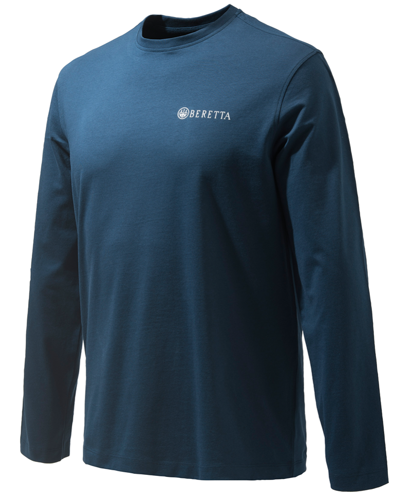 T-SHIRT BERETTA TEAM LS BLUE TOTAL ECLIPSE TS482T15570504