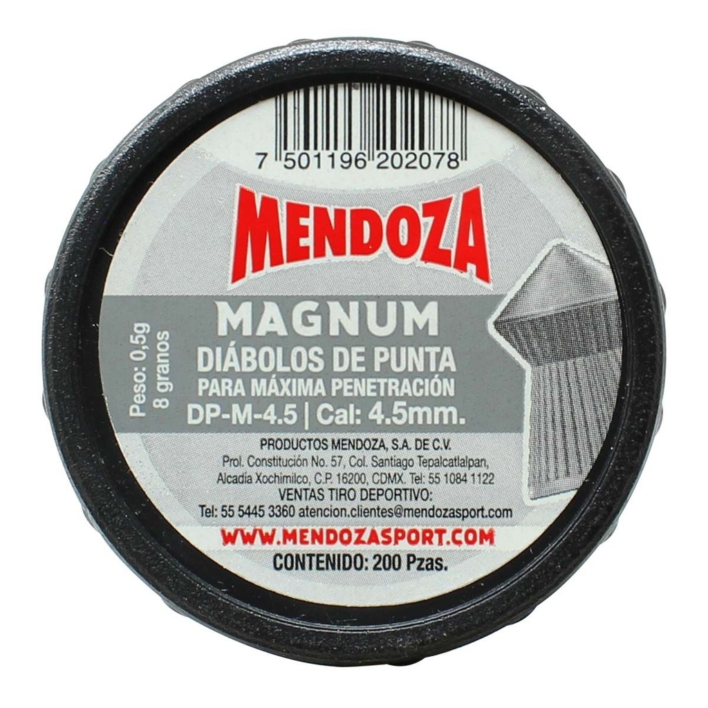 DIABOLO MENDOZA CAL 4.5 MAGNUM DFM-4.5