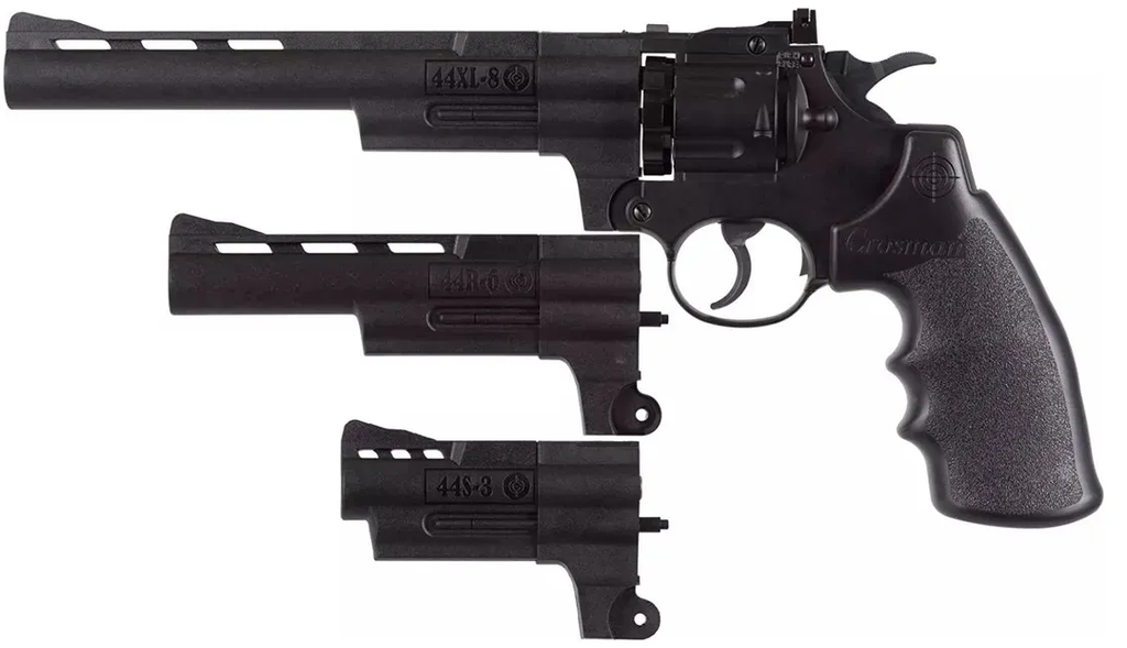 REVOLVER PISTOLA CO2 CROSMAN CAL 4.5 TRIPE THREAT BBS/DIAB CR44TTKT